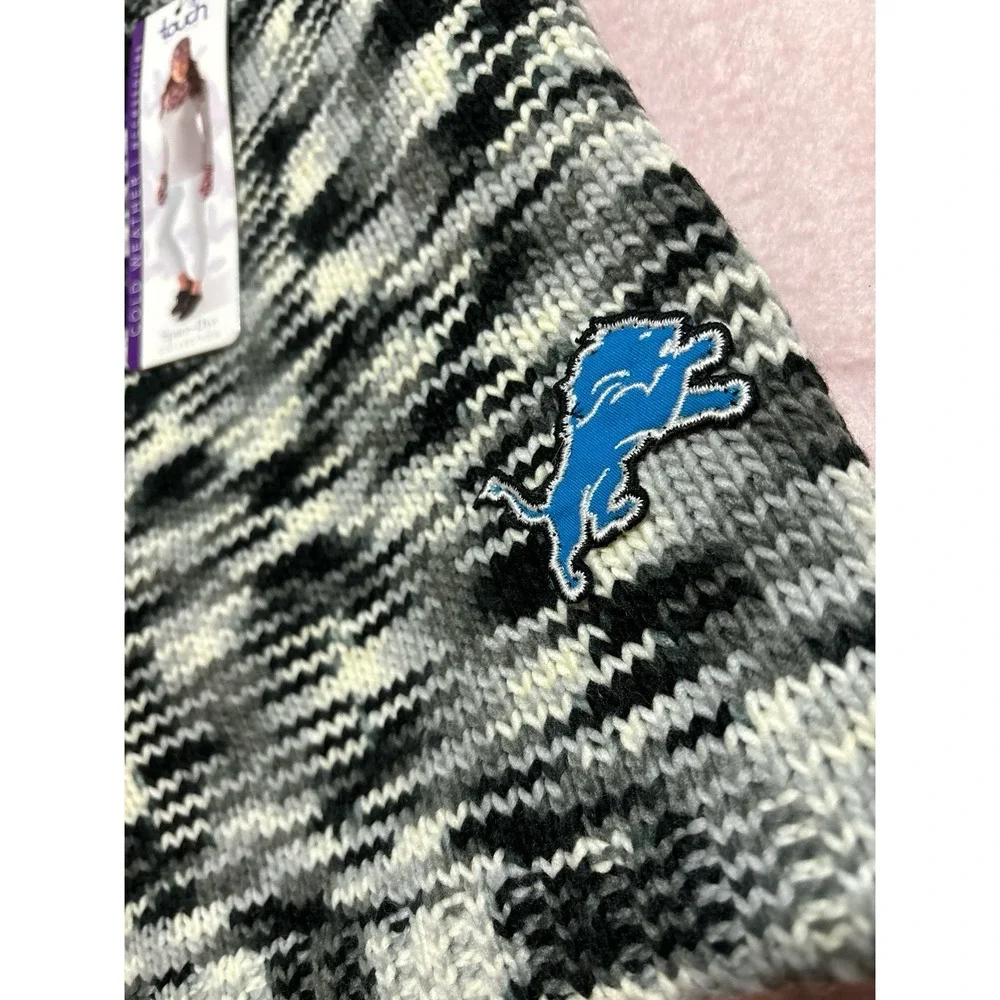 NEW Touch by Alyssa Milano NFL Detroit‎ Lions Space Dye Knit Neck Muffler